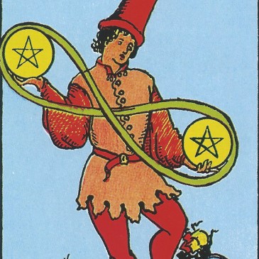 Two of Pentacles 錢幣二