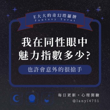 我在同性眼中魅力指數多少?