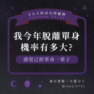 我今年脫離單身機率有多大?
